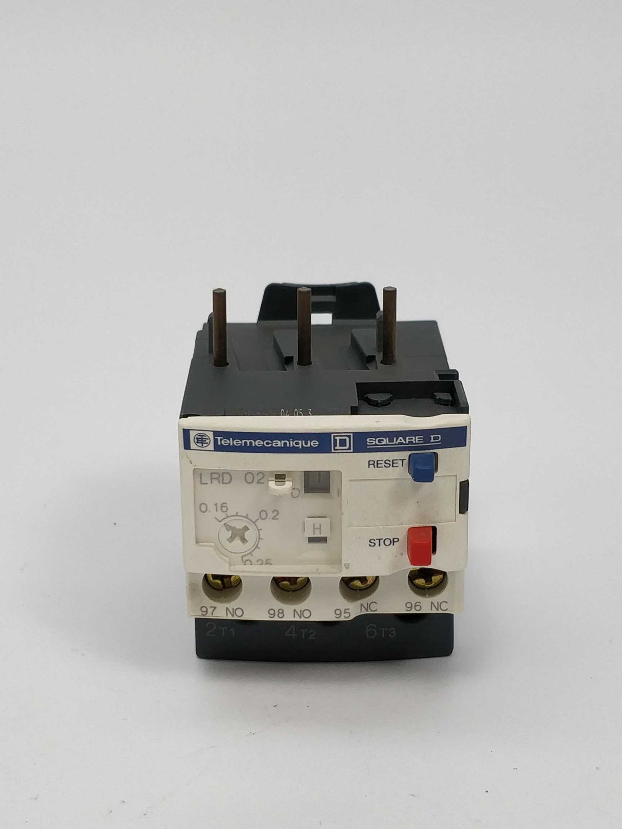 TELEMECANIQUE LRD02 TeSys 034672 Relay 0.16-0.25A