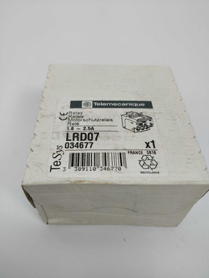 TELEMECANIQUE LRD07 TeSys 034677 Relay 1.6-2.5A