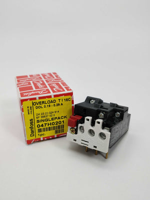 Danfoss 047H0201 TI 16C Overload relay 0.19-0.29A