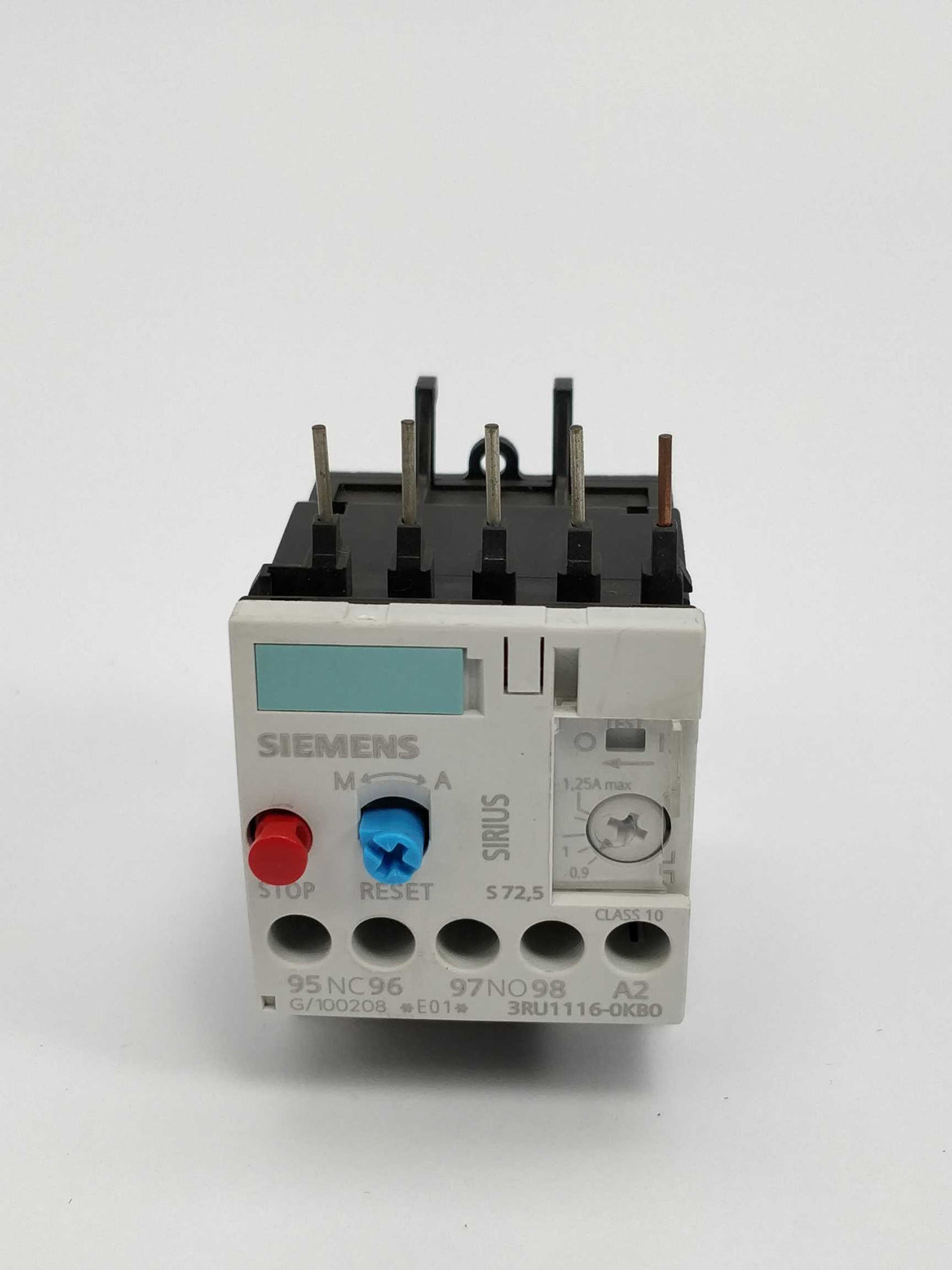 Siemens 3RU1116-0KB0 Sirius Overload relay E01