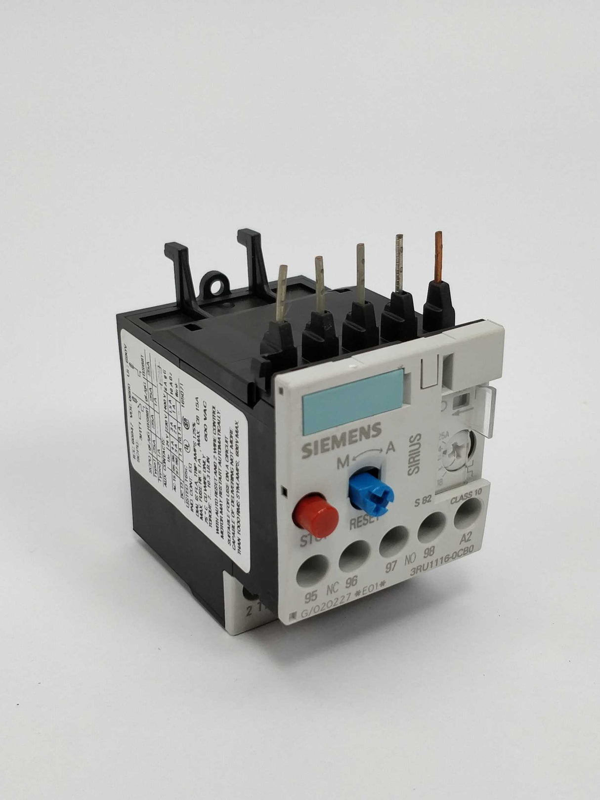 Siemens 3RU1116-0CB0 Sirius Overload relay E01