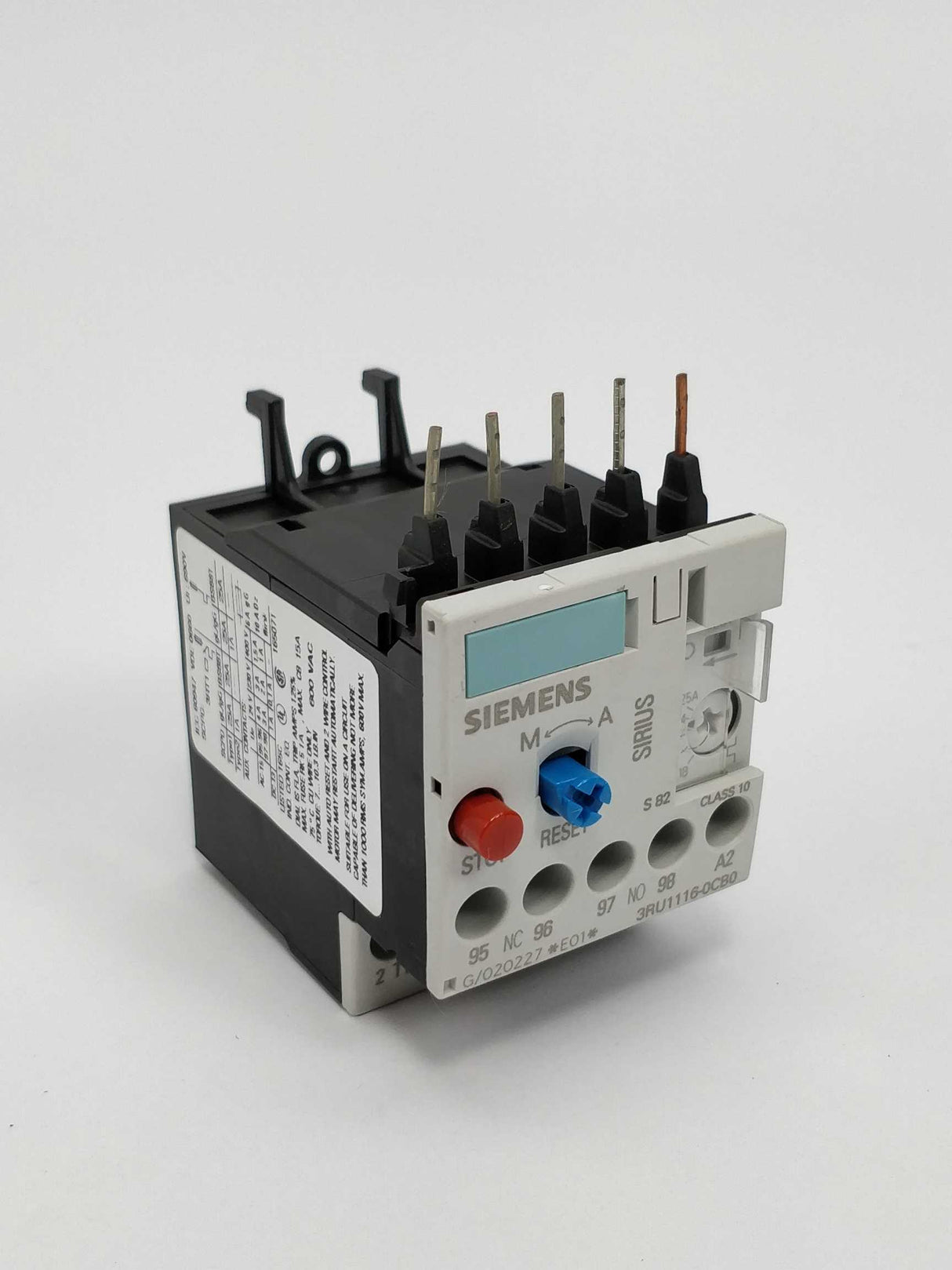 Siemens 3RU1116-0CB0 Sirius Overload relay E01