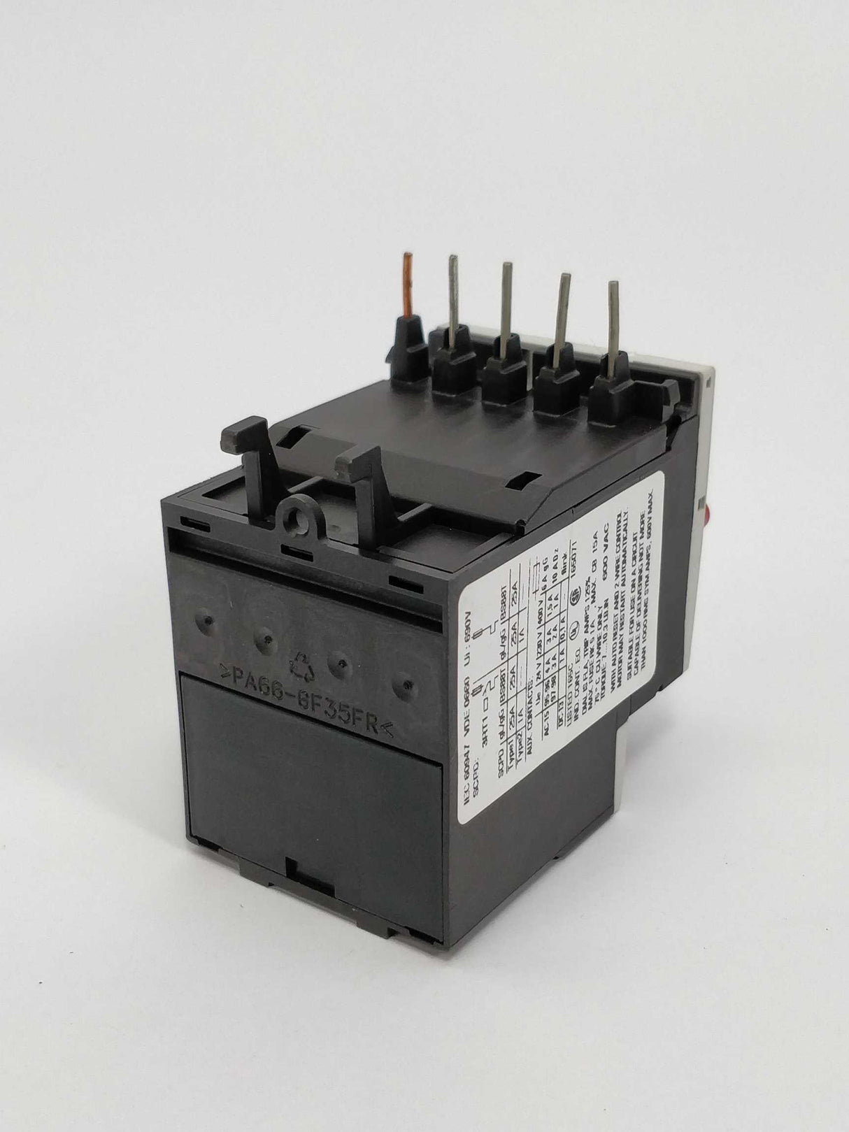 Siemens 3RU1116-0CB0 Sirius Overload relay E01