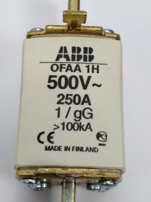 ABB OFAA 1H Fuse 500V 250A