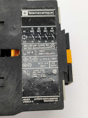 TELEMECANIQUE CA3 DN40 Control relay