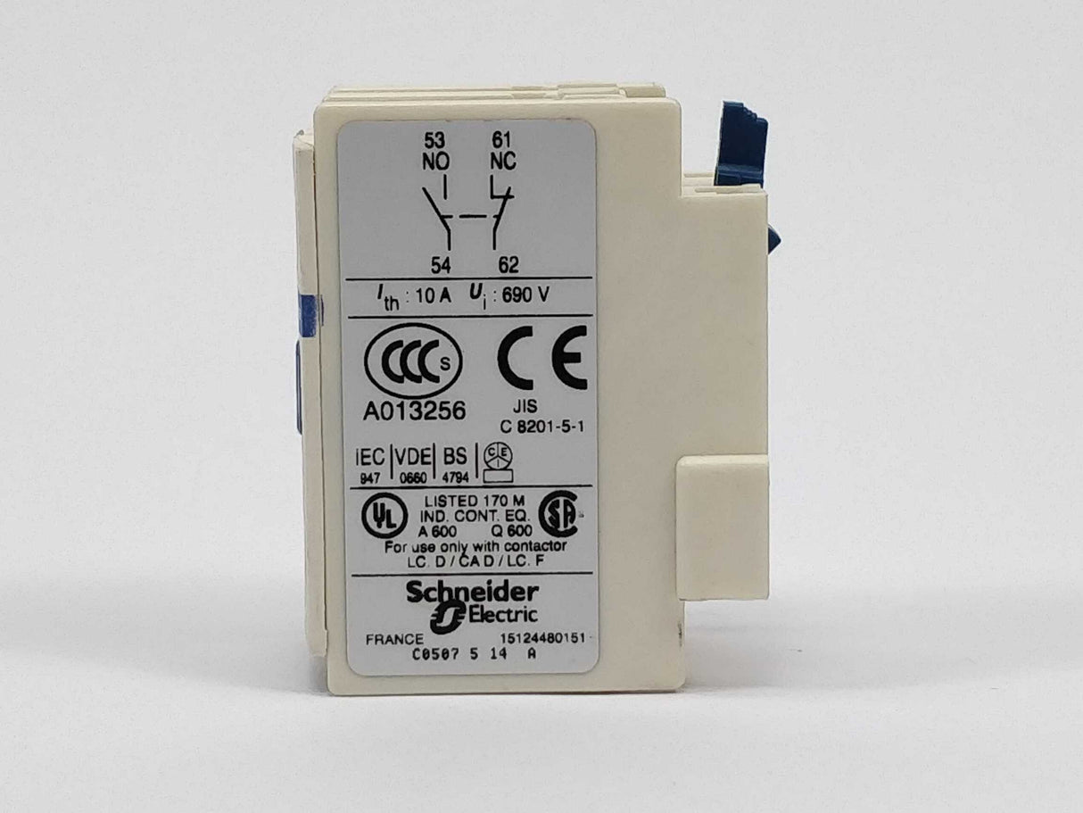 TELEMECANIQUE LADN11 LA1 DN11 Auxiliary contact