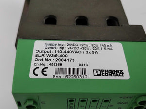 Phoenix 2964173 ELR W3/9-400 Reversing load relay