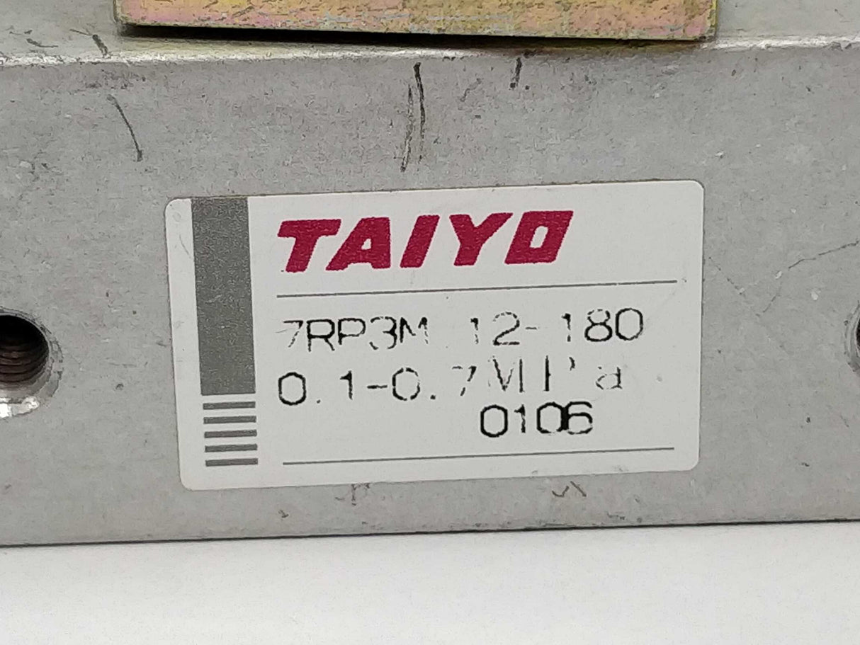 TAIYO 7RP3M 12-180 Air Rotary Actuator