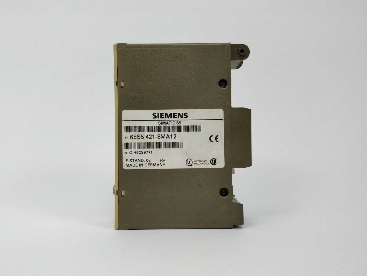 Siemens 6ES5 421-8MA12 version 2 Digital Input Module Pack of 03