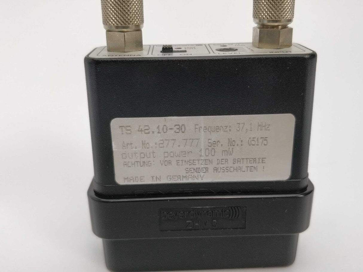 Beyerdynamics TS 42.10-30 Pocket transmitter 37,1 MHz