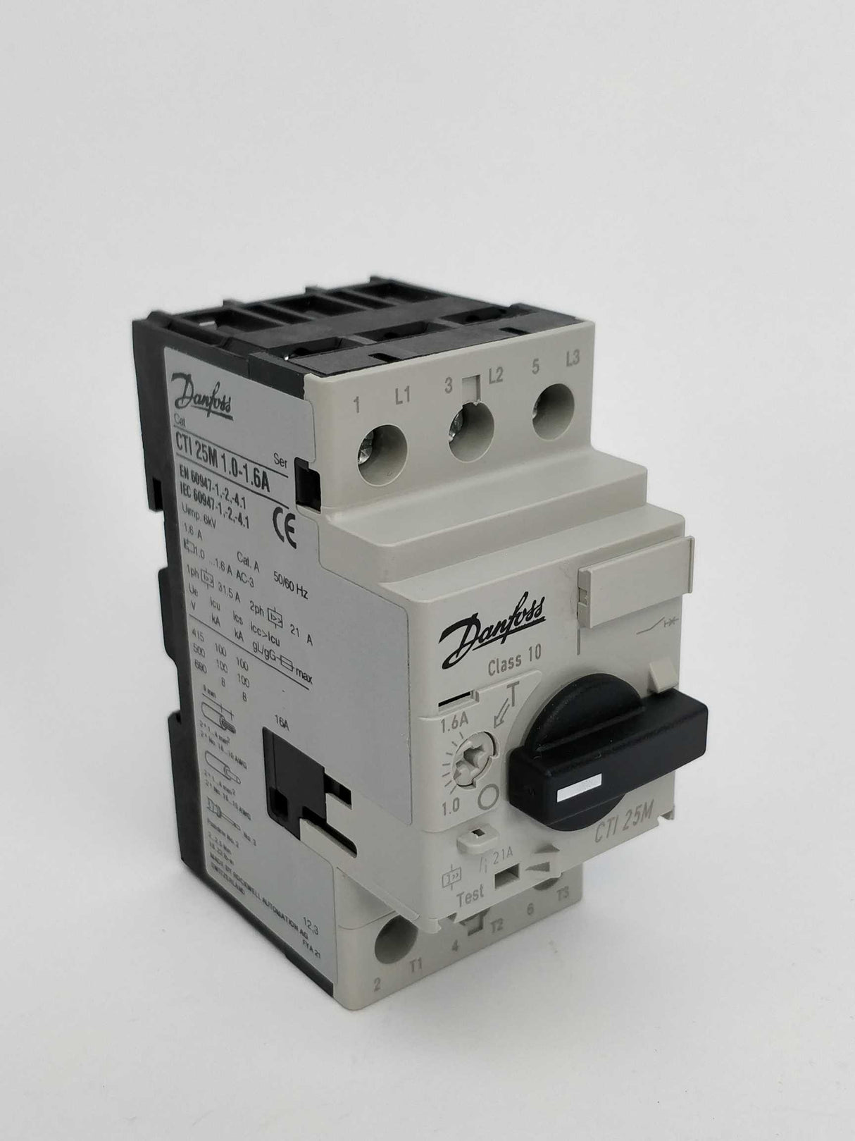 Danfoss CTI 25M 1.0-1.6A circuit breaker