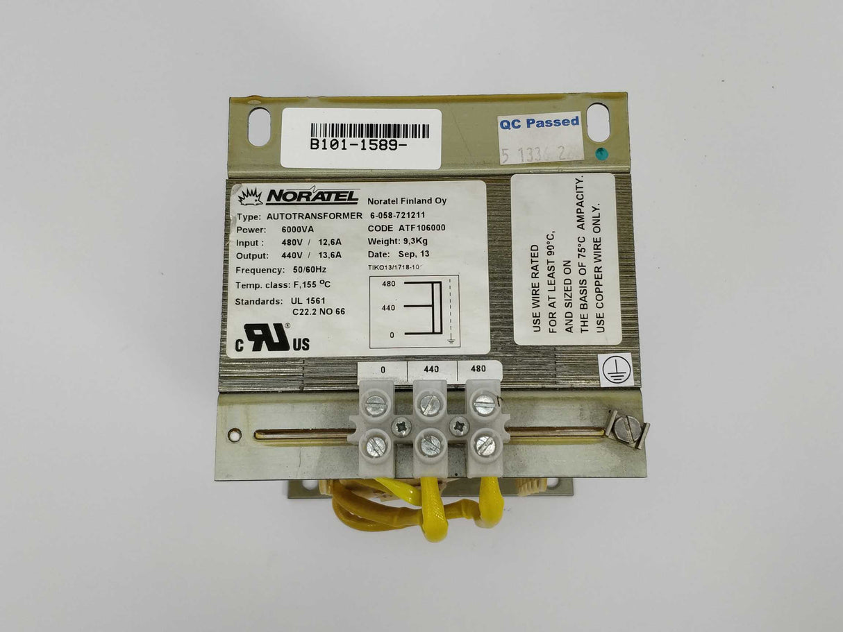 Noratel 6-058-721211 Autotransformer 6000VA