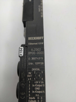 Beckhoff IL2302 B900-0000 Coupler Box