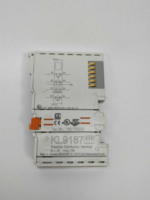 Beckhoff KL9187 Potential distribution terminal