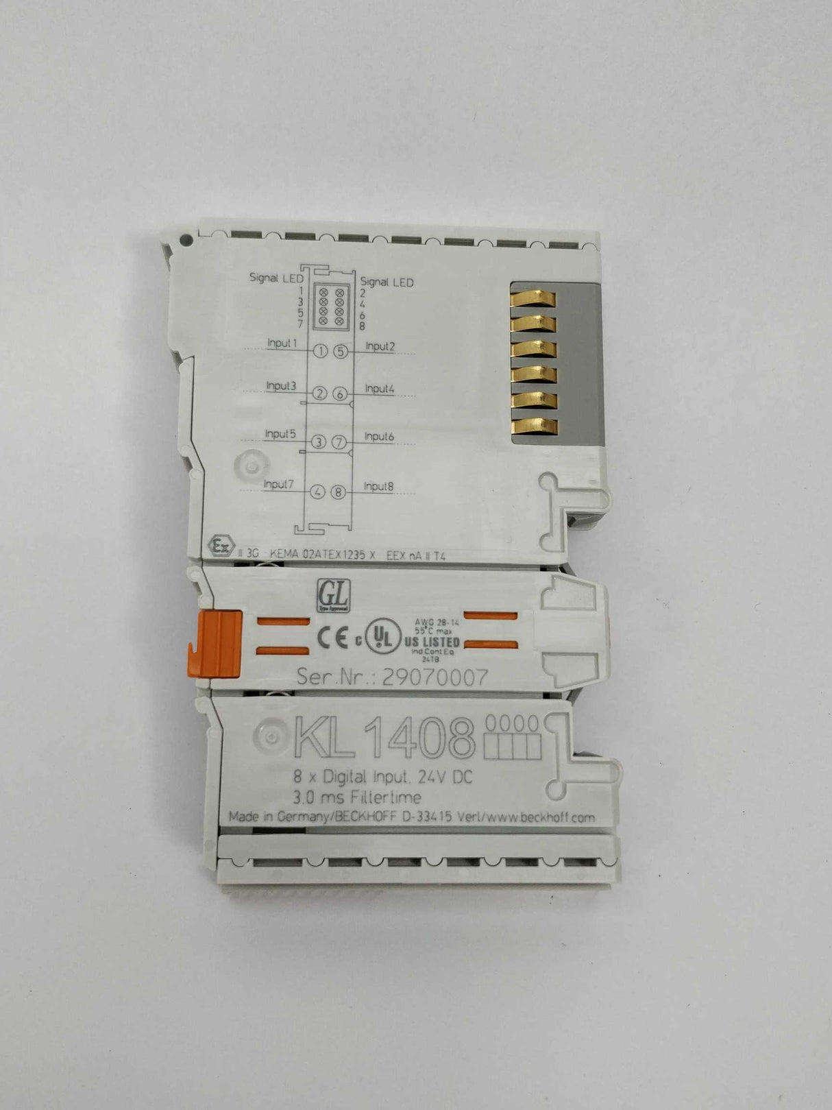 Beckhoff KL1408 8-channel digital input