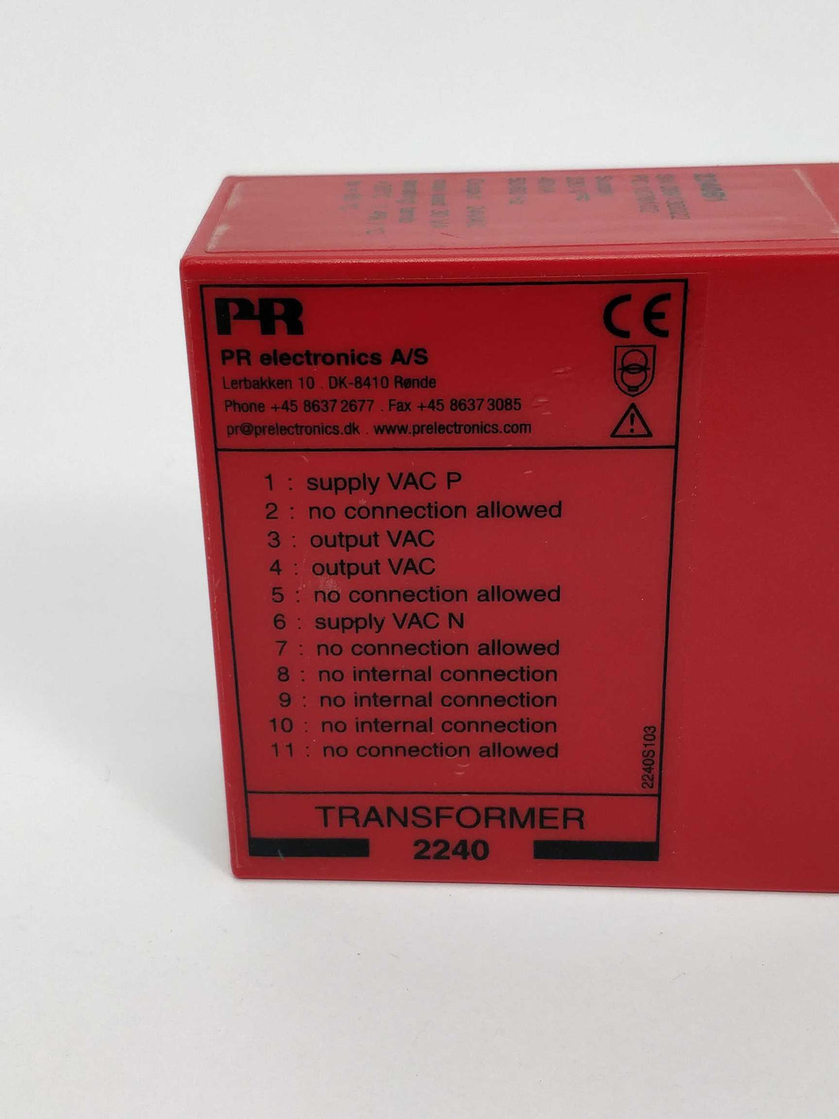 PR Electronics 2240B1 Transformer