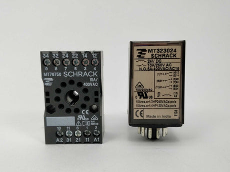 Schrack MT323024 Plug-in Relay with MT78750