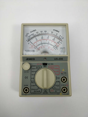 INSTRUMENTS Model US-205 MULTI-TESTER Analog Multimeter, factory seconds,