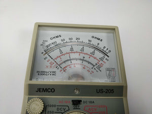 INSTRUMENTS Model US-205 MULTI-TESTER Analog Multimeter, factory seconds,