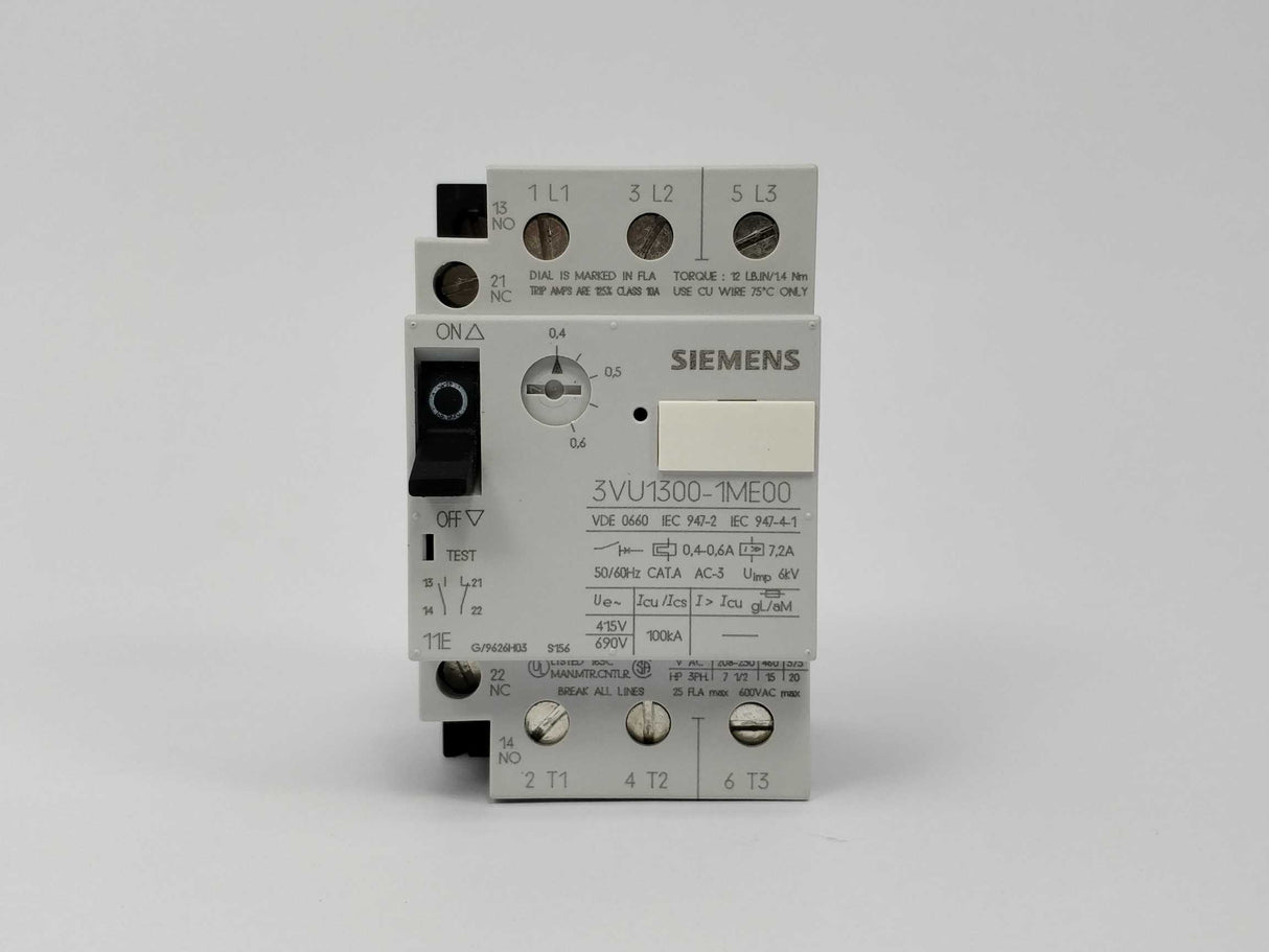 Siemens 3VU13 00-1ME00