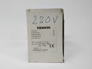 Siemens 3TK3240-0AP0 Contactor 4 NO, 45A