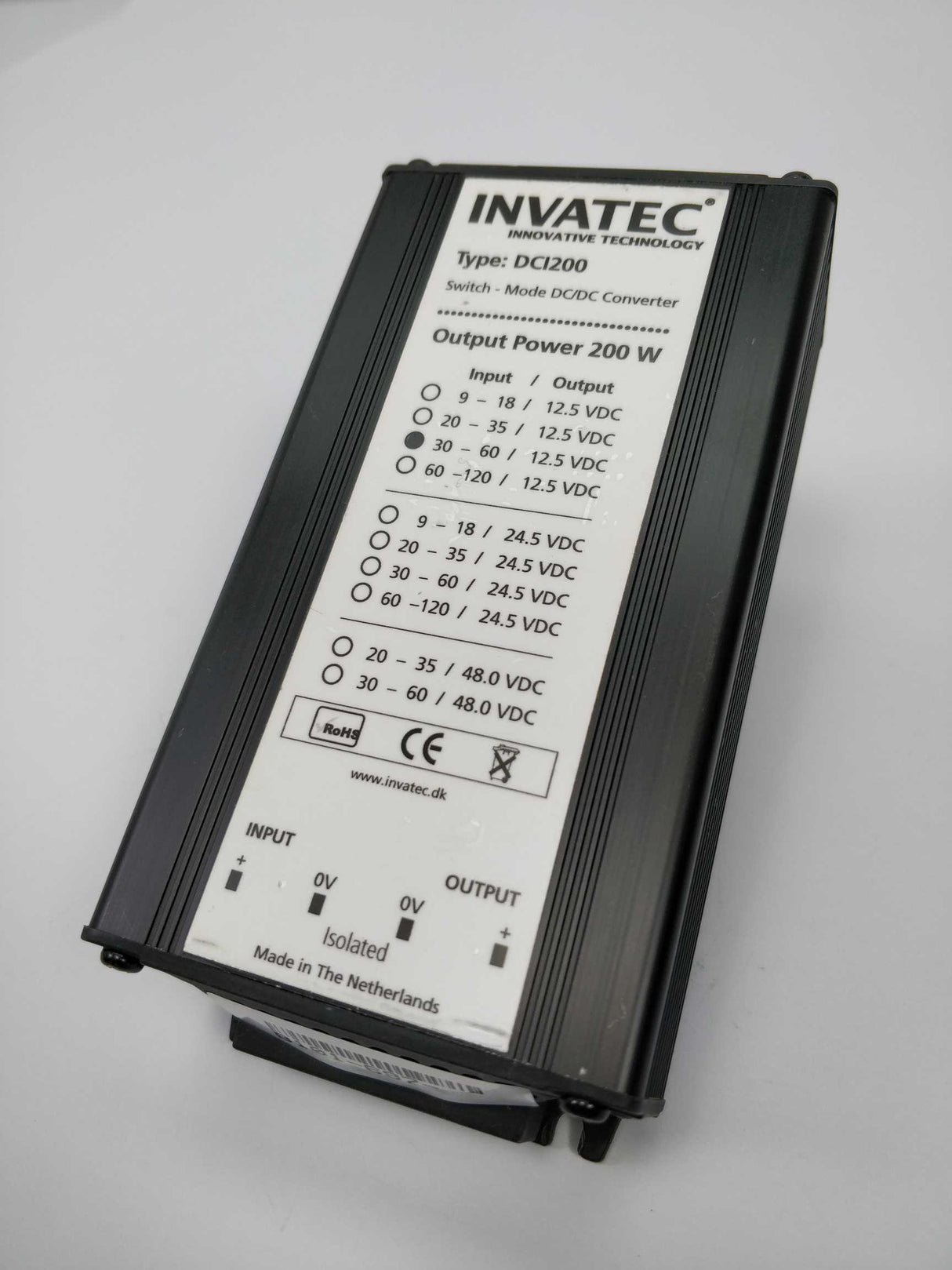 INVATEC DCI200 Switch Mode DC/DC Converter 200W