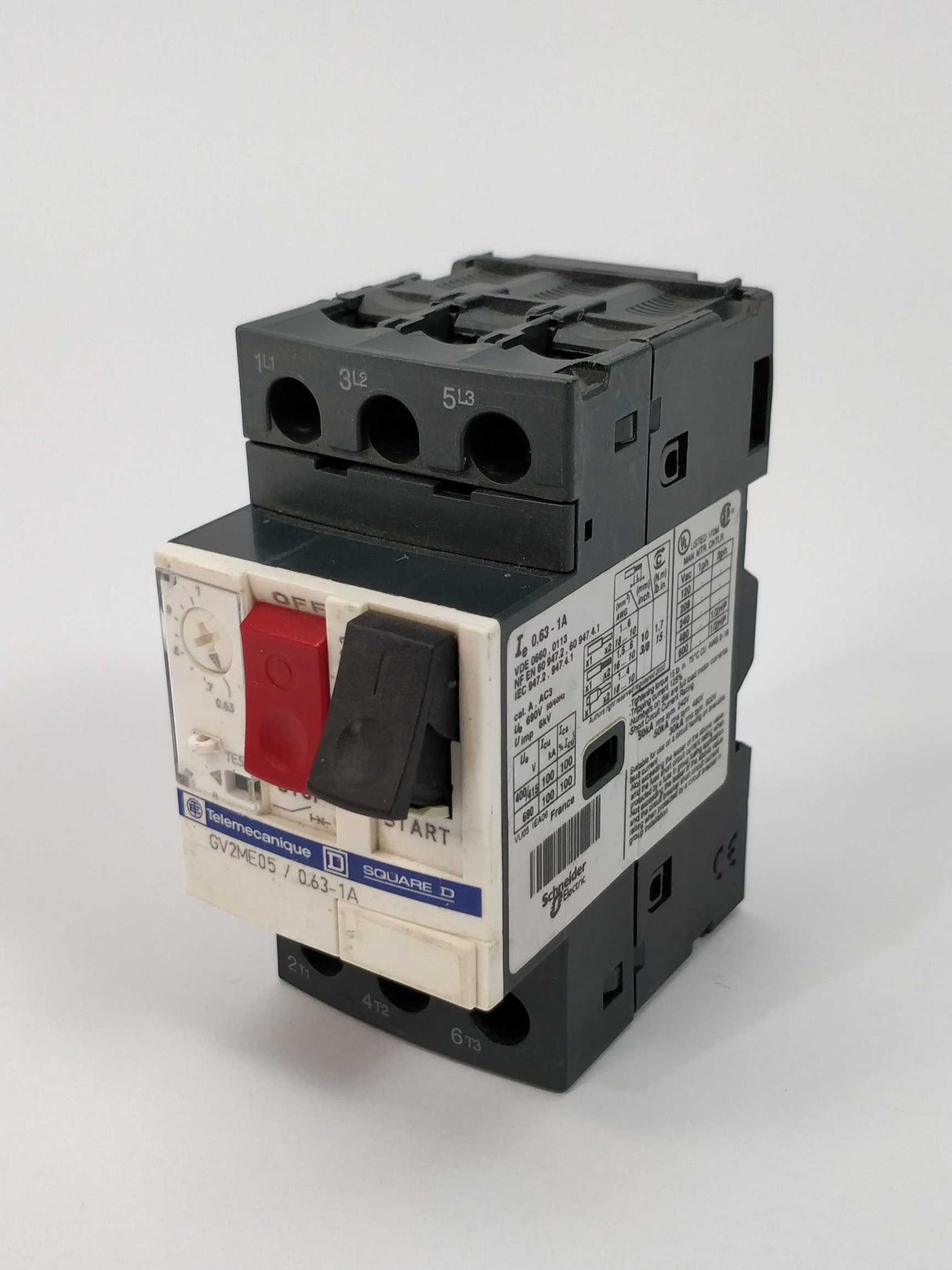 TELEMECANIQUE GV2ME05/0.63-1A Motor circuit breaker