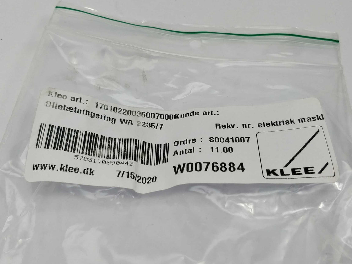 Klee WA 2235/7 Rotary shaft seal