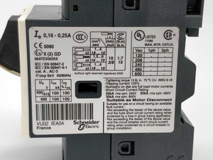 TELEMECANIQUE GV2ME02 Motor circuit breaker 0.16-0.25A