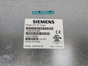 Siemens A5E00470984 Simatic Panel 577 15" touch