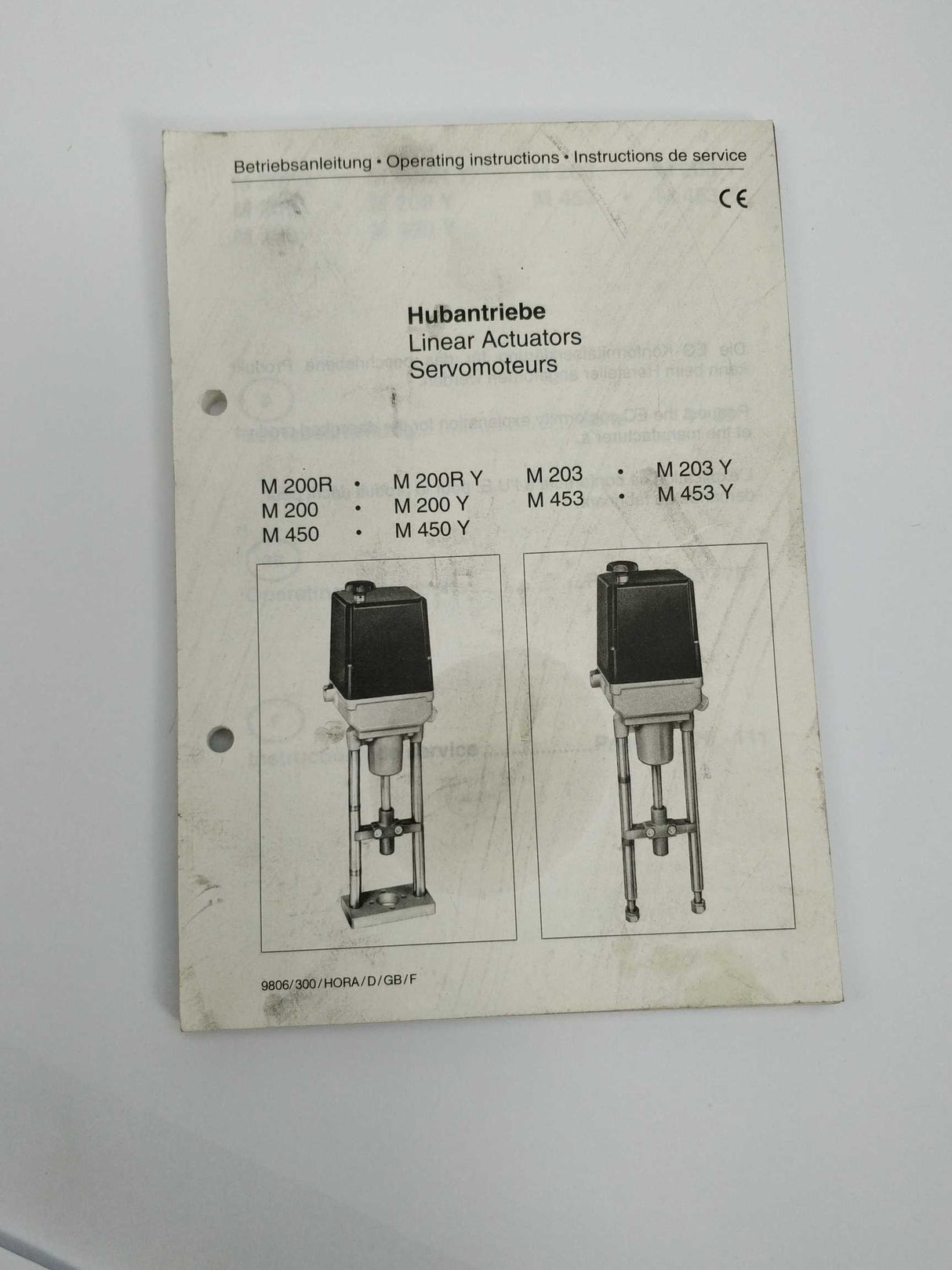 Spirax Sarco M 203 Y Linear actuator AC 50Hz 24V 19W 2kN