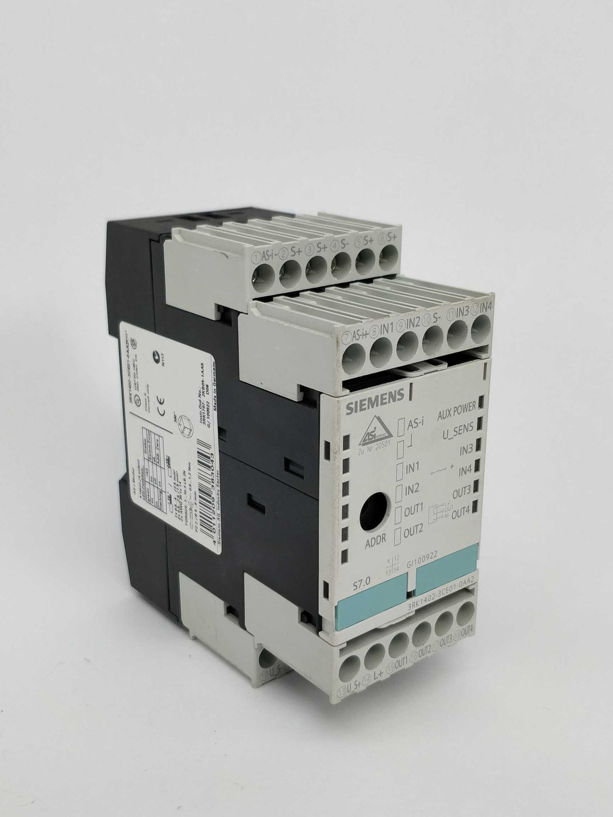 Siemens 3RK1402-3CE01-0AA2 AS-i SlimLine module