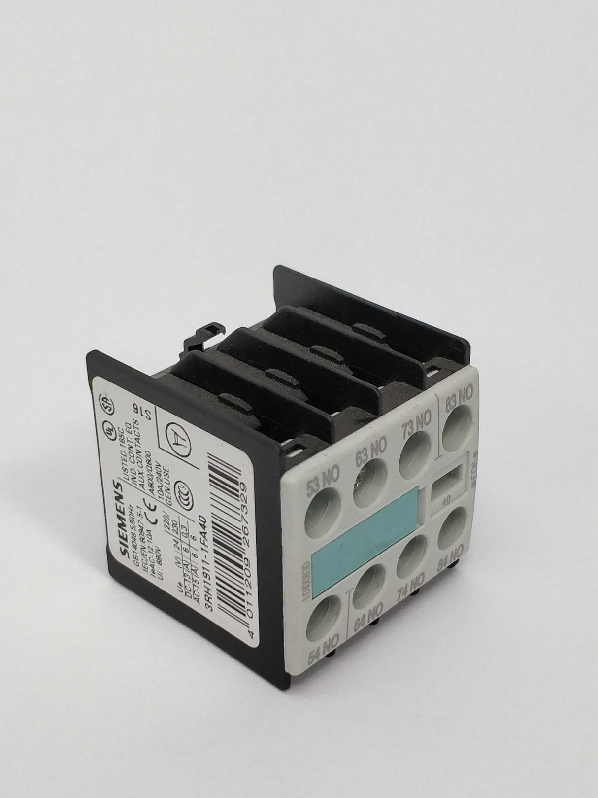 Siemens 3RH1911-1FA40 Auxiliary switch block E:06