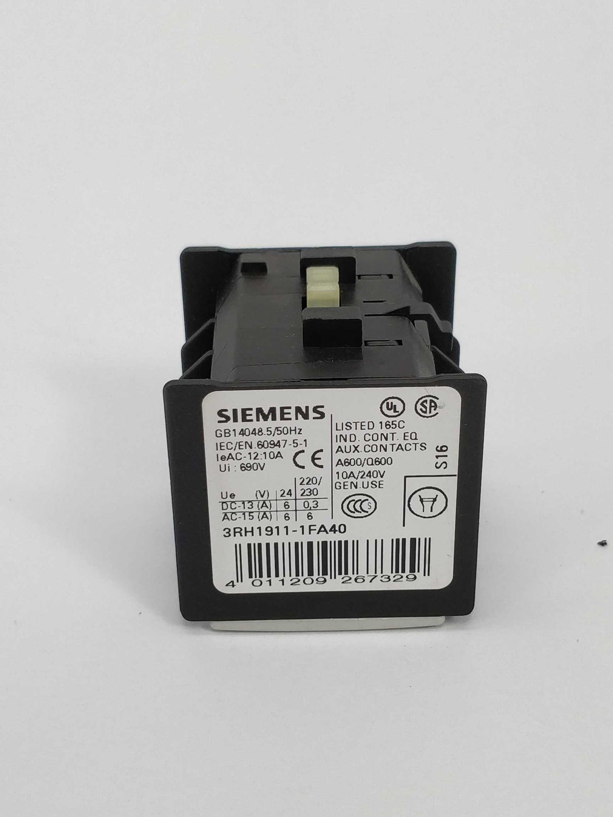 Siemens 3RH1911-1FA40 Auxiliary switch block E:06