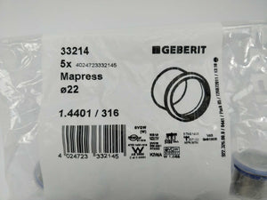 Geberit Mapress 33214 stop end 22mm Stainless Steel