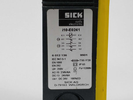 SICK i10-E0241 Safety Interlock Switch