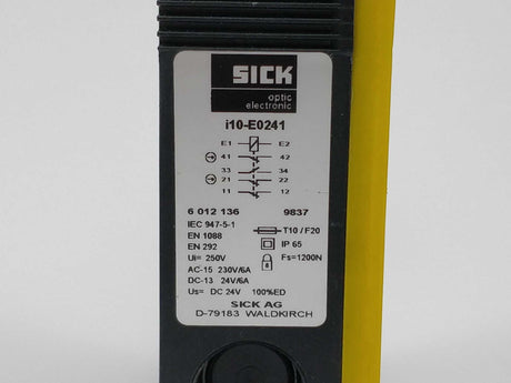 SICK I10-E0241 Safety Interlock Switch