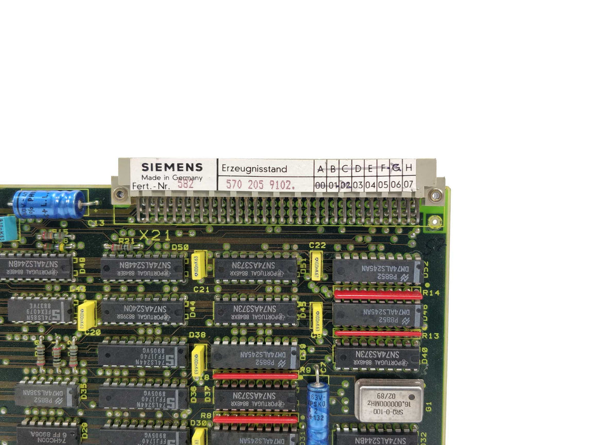 Siemens 6FX1120-5BB01 Sinumerik Card, E. G