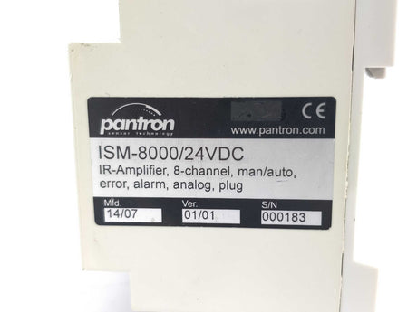 Pantron ISM-8000/24VDC Infrared Multiplexer Ver.01/01