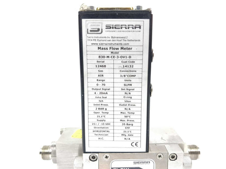 Sierra 830-M-CE-3-OV1-D Mass flow meter