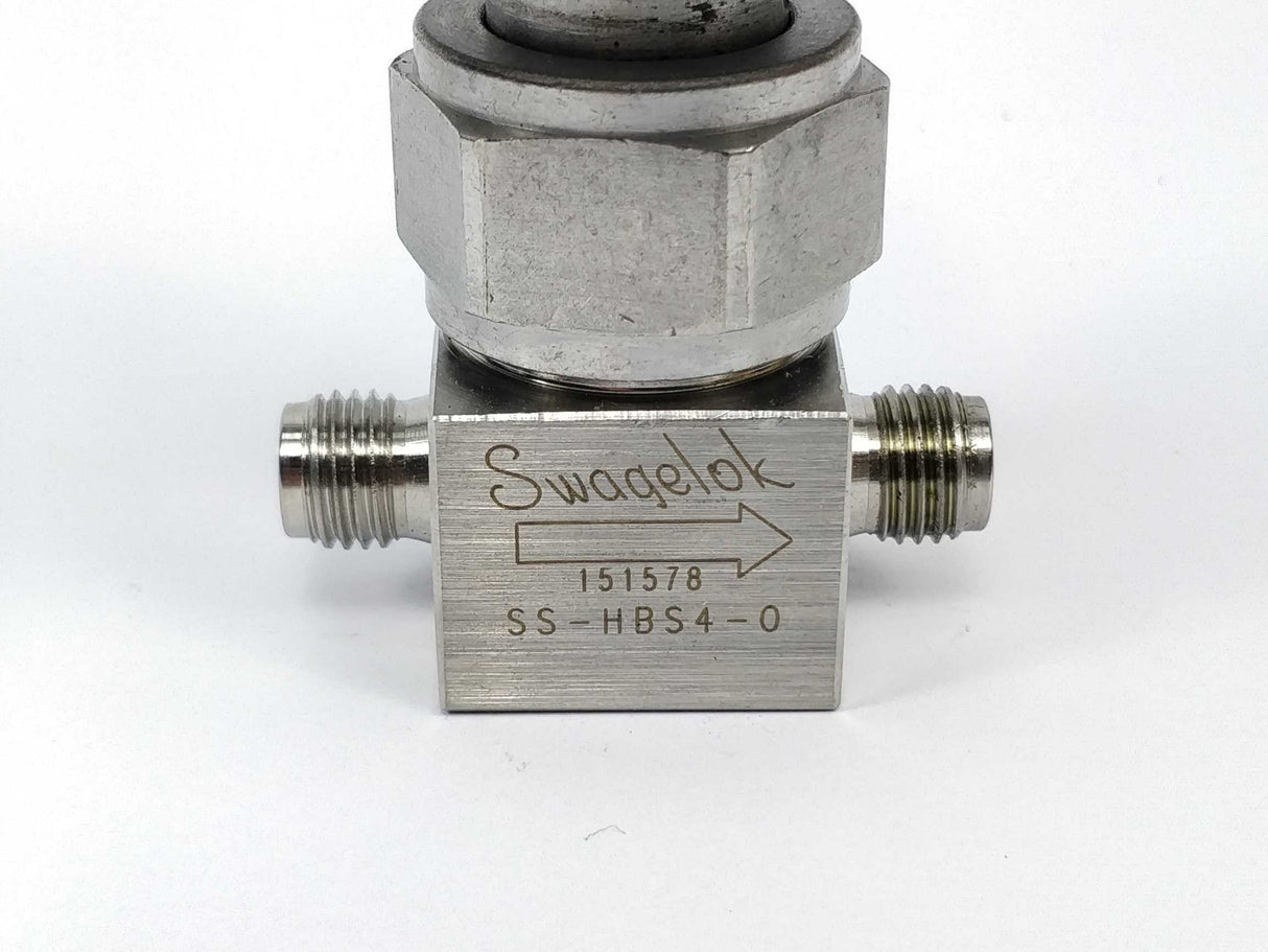 Swagelok SS-HBS4-0 151578 High Pressure Bellows Sealed Valve