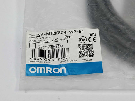 OMRON E2A-M12KS04-WP-B1 INDUCTIVE PROXIMITY SENSOR 2M