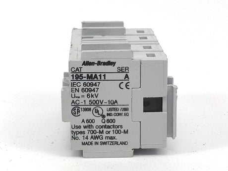 AB 195-MA11 Auxiliary contact Ser.A