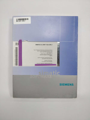 Siemens 6ES7810-4CC08-0YA5 SIMATIC S7, STEP 7V5.4 SP3.1.