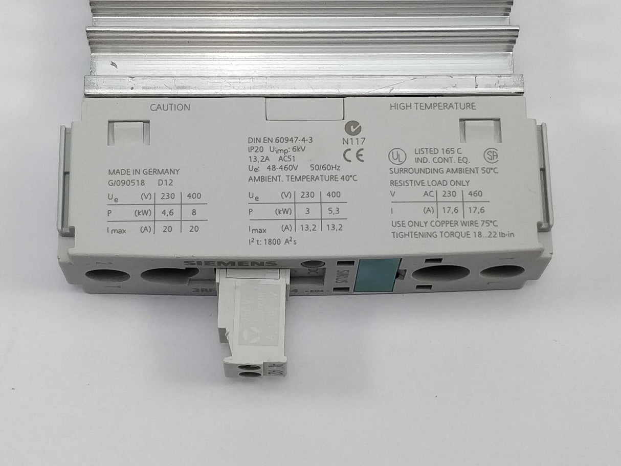 Siemens 3RF2320-1AA04 Solid-state contactor E04