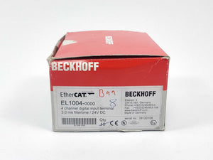 Beckhoff EL1004 4-Channel Digital Input Terminal 8 Pcs