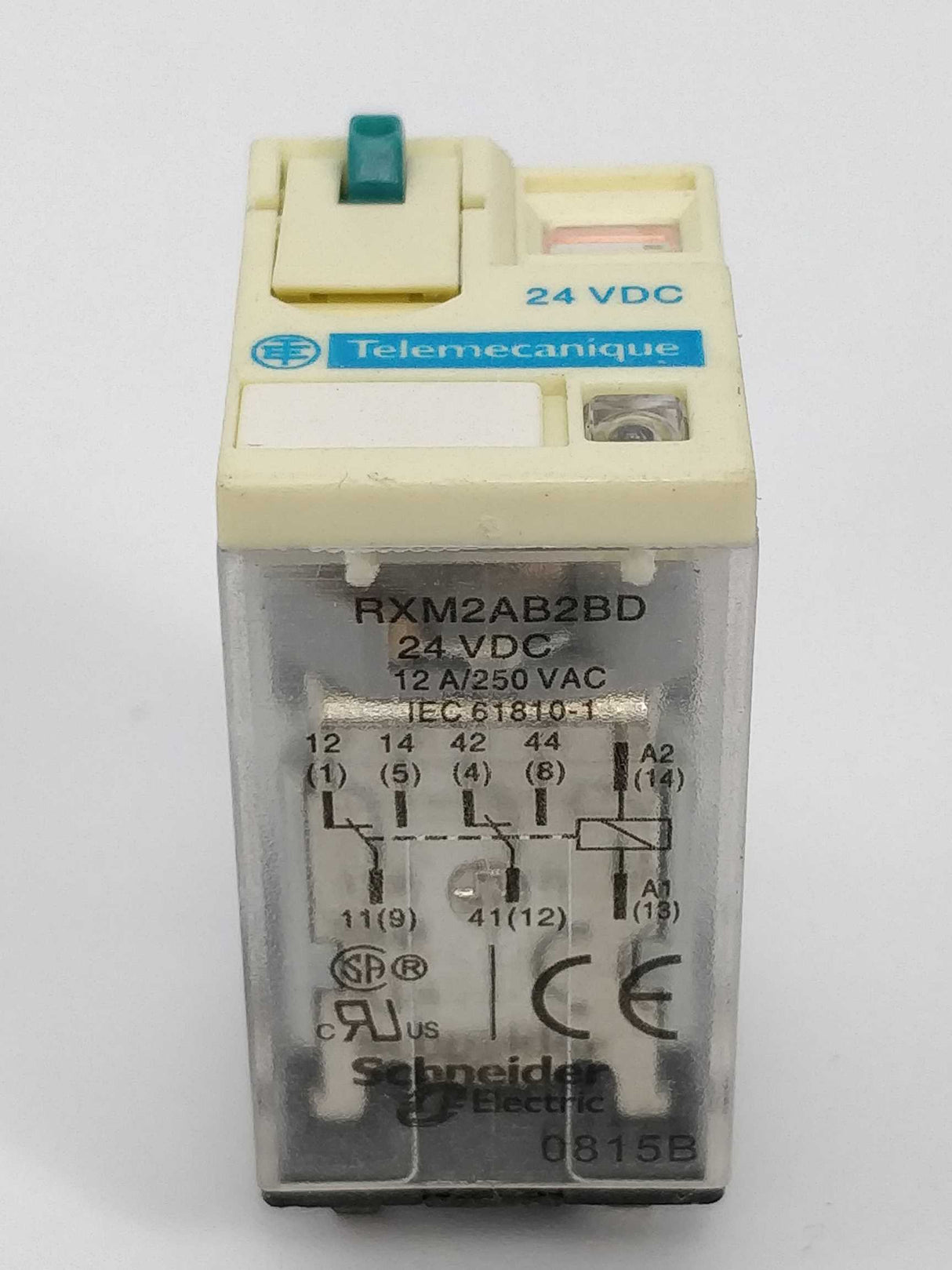 Schneider Electric RXM2AB2BD Relay 24VDC 12A/250VAC 7Pcs