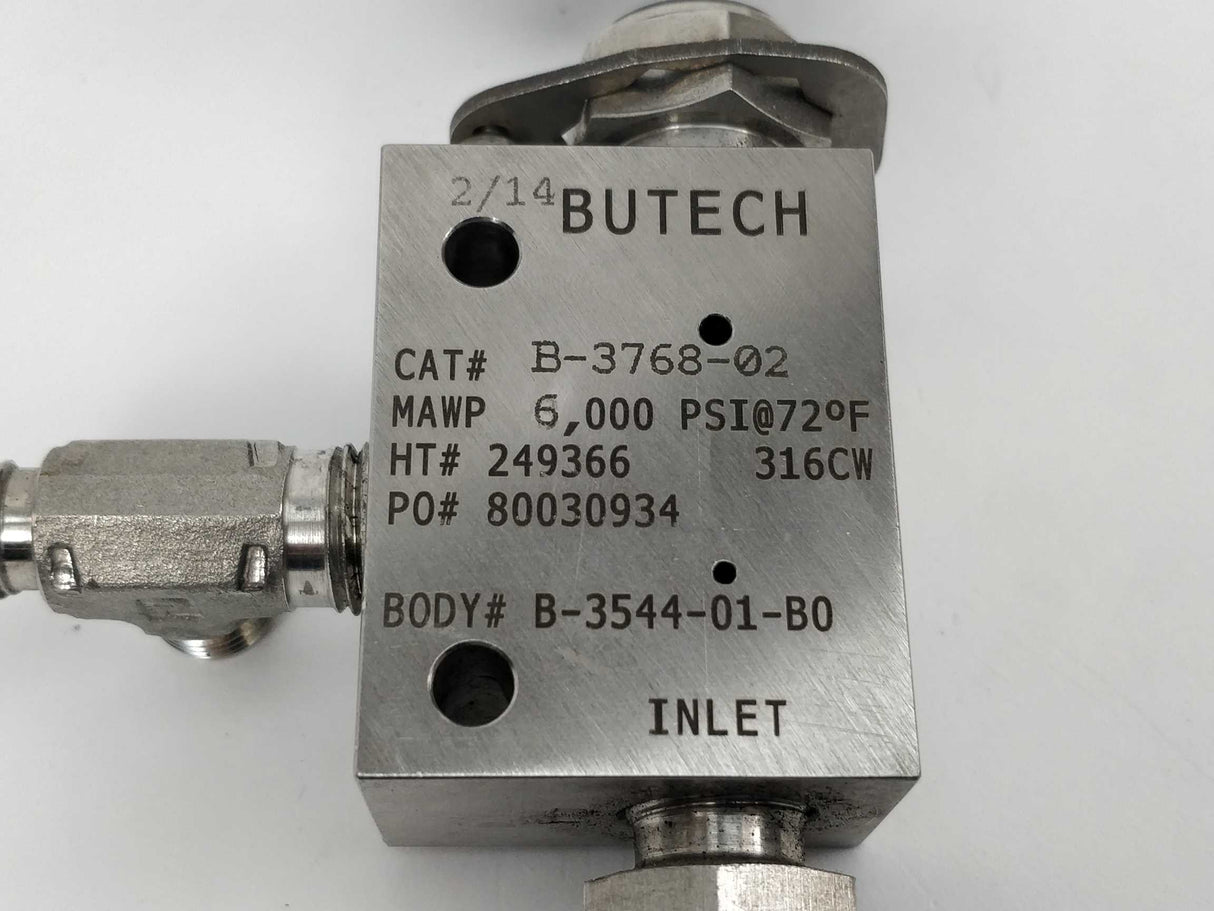 Butech B-3544-01-B0 B-3768-02 249366  valve