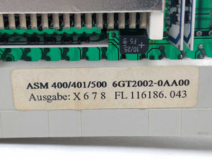 Siemens 6GT2002-0AA00 ASM 400/401/500