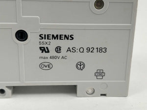 Siemens 5SX22 Circuit breaker C4 max 480VAC